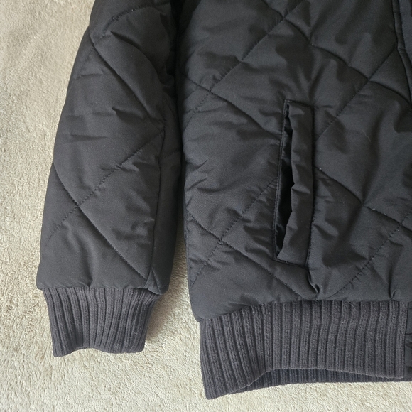 Abercrombie & Fitch Kids Girls Black Quilted Puffer Jacket 15/16 - Picture 2 of 13